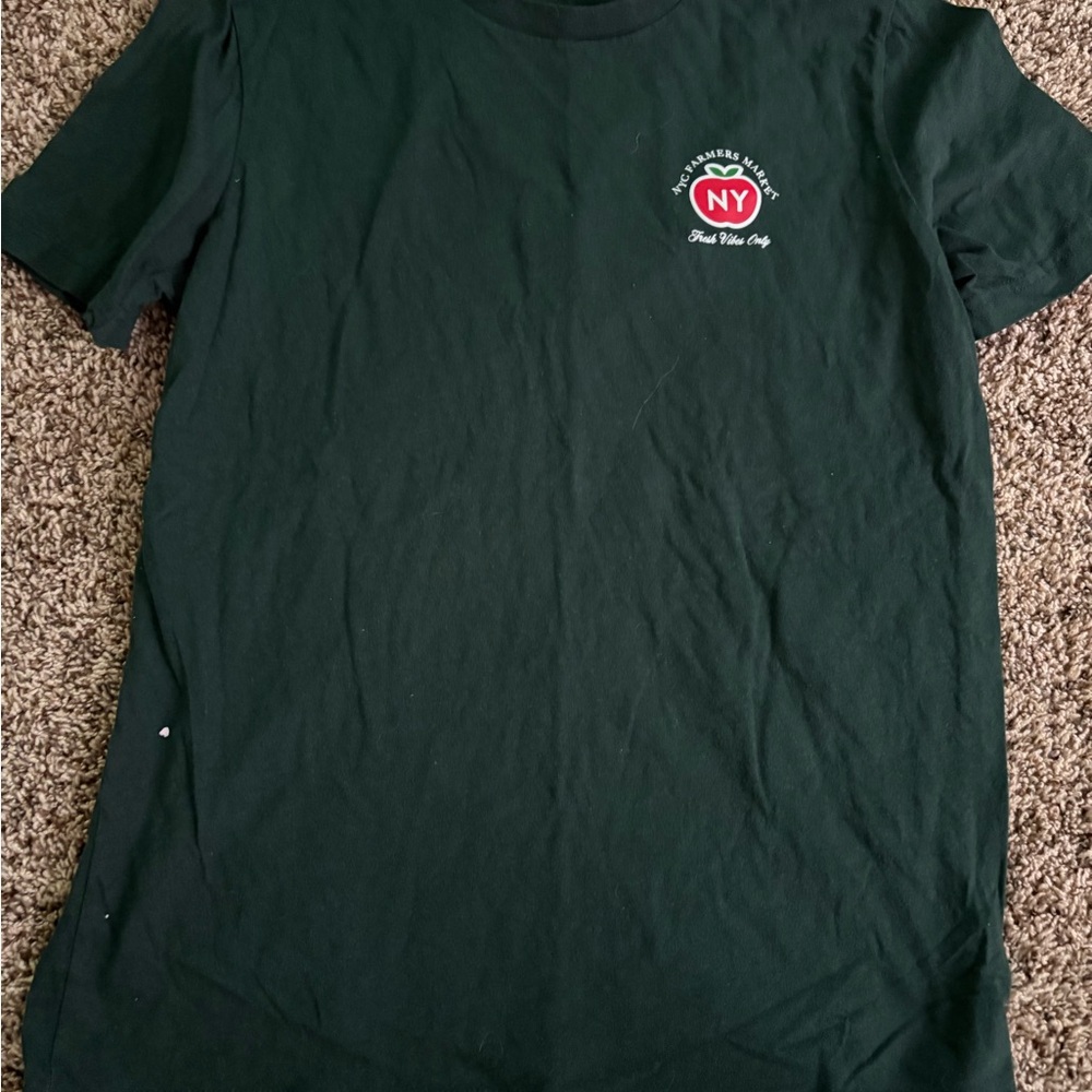 Old Navy Dark Green NY Graphic Men's Tee